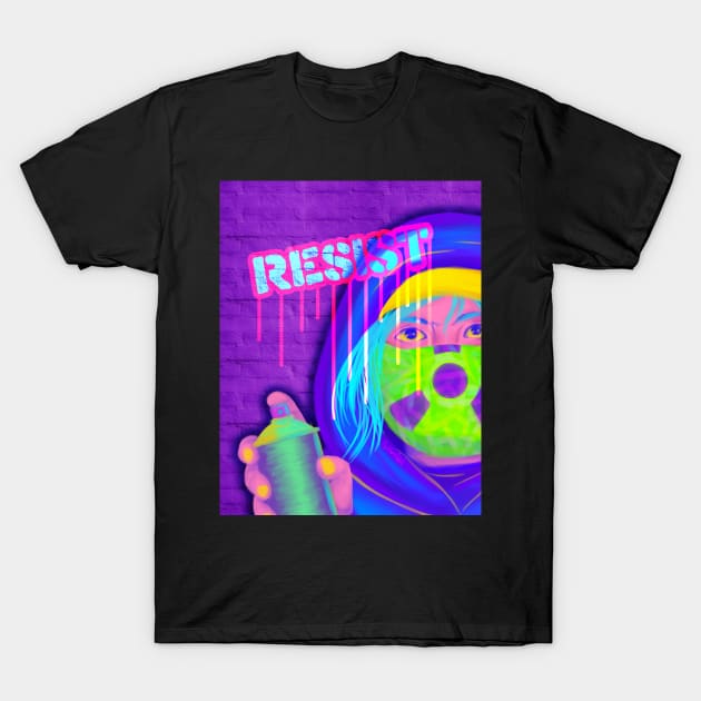 RESIST Grafitti T-Shirt by Always Rotten